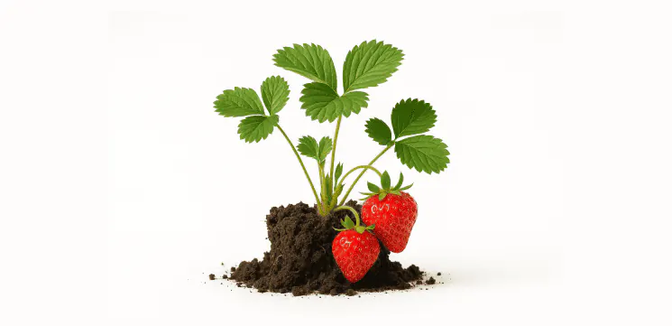Strawberry seedlings