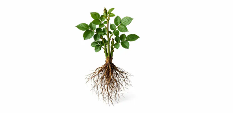 Rose shoots