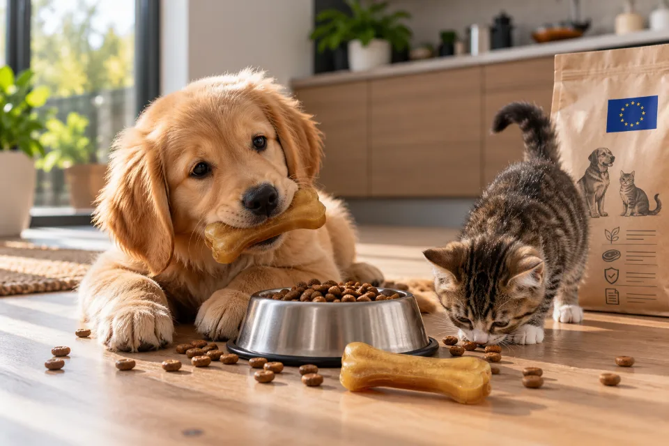 Pet food recipe development, pet food, dry meat treats, wet food, pouch food, dog food, cat food, canned pet food, canned dog food, pet food recipe